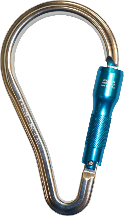 62A Aluminum Twist-Lock Carabiner