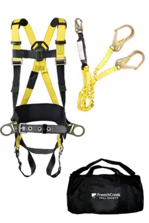 FC SAETY FRENCHCREEK 850AB-KIT2 CONSTRUCTION STYLE HARNESS WITH LANYARD AND CARRY BAG