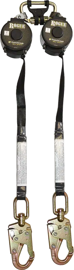 FrenchCreek's Dual Leg Self Retracting Lifeline With Swivel Snaps