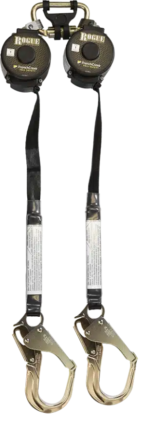 FrenchCreek's Dual Leg Self Retracting Lifeline With Aluminum Hooks