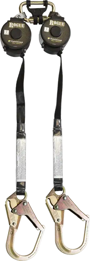 Rogue Dual-Leg Self Retracting Lifeline With Rebar Snaps