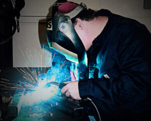 FrenchCreek Worker Welding Fall Protection Equipment