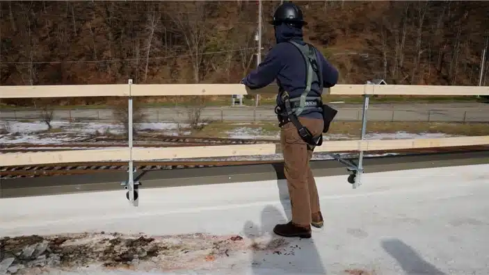 Guardrails are passive fall protection systems