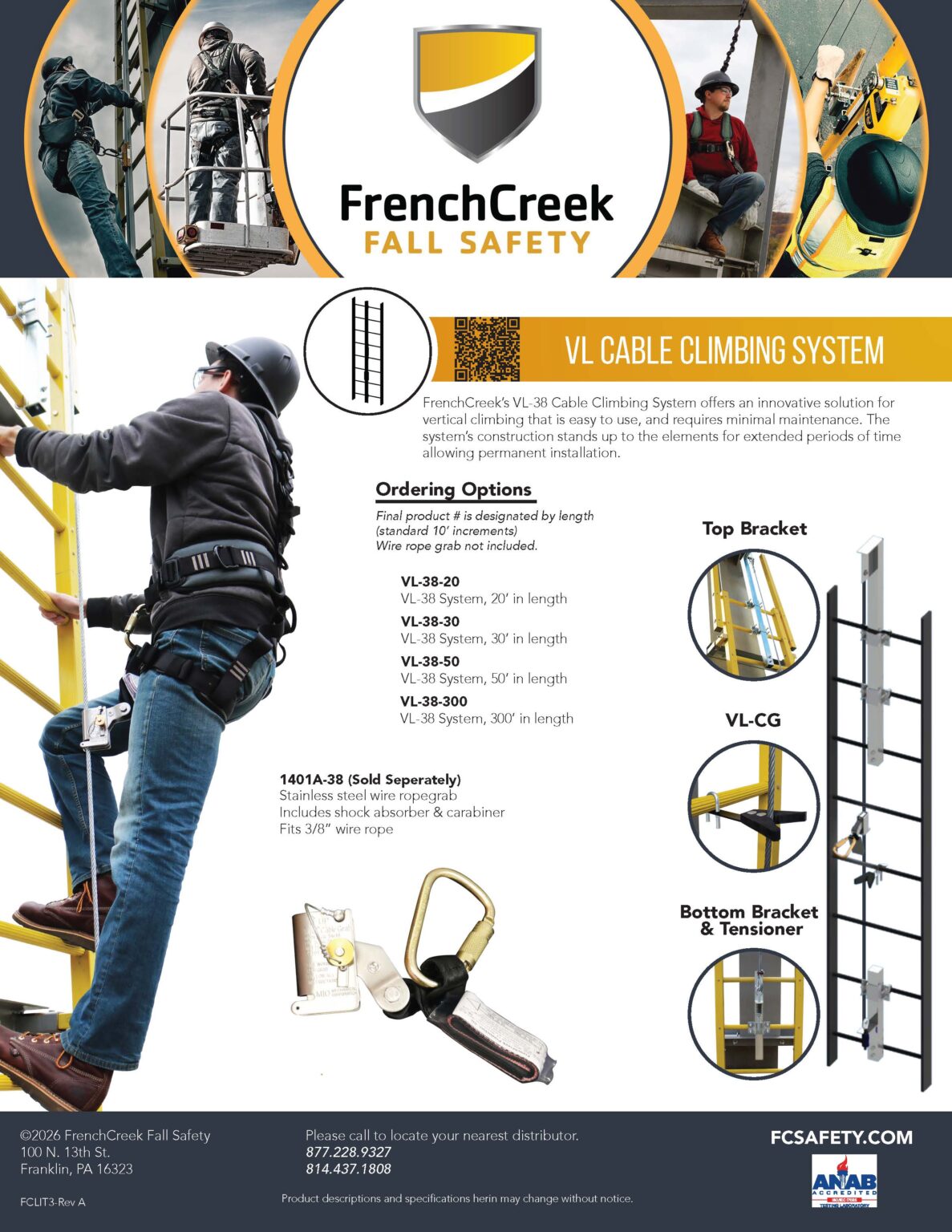 Fall Protection Railing Flyer Template Fall Protection Flyers - FrenchCreek Fall Safety