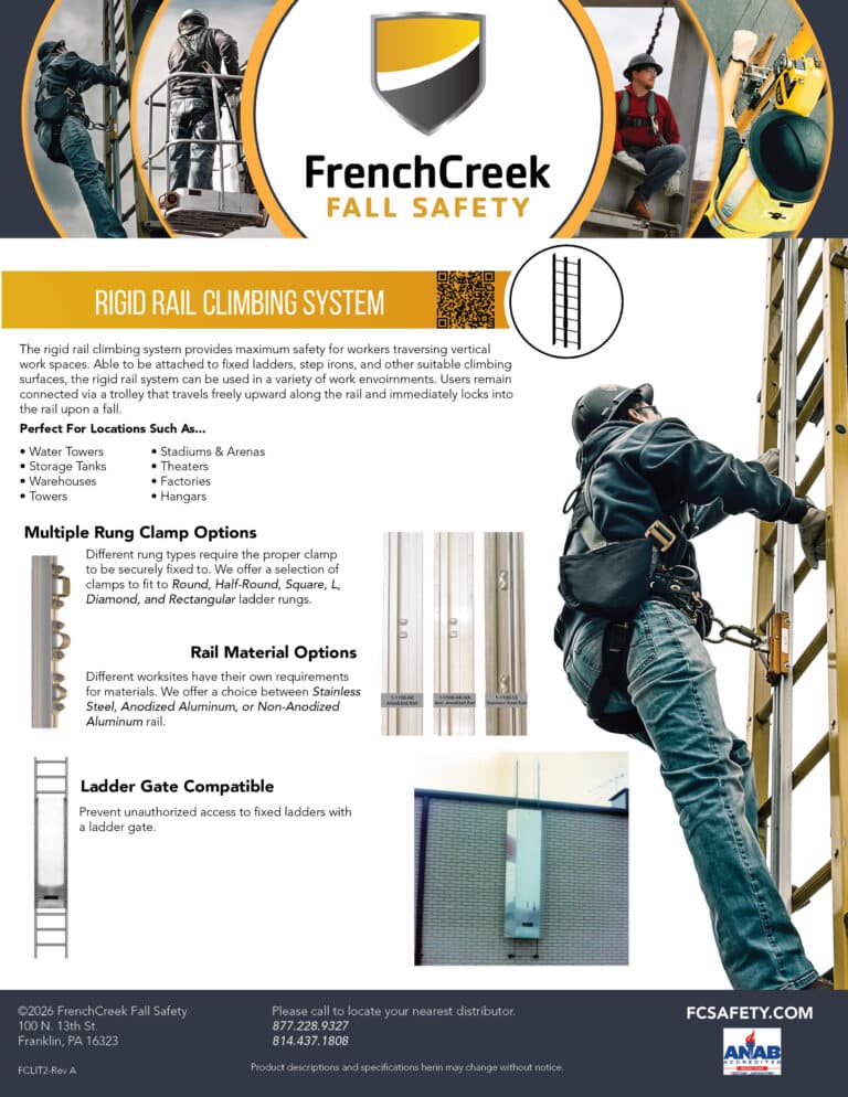 Flyer Protection Machine Fall Protection Flyers - FrenchCreek Fall Safety